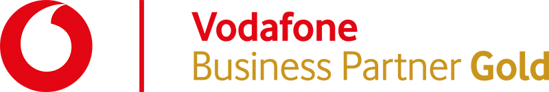 Vodafone Enterprise Gold Partner Status Logo